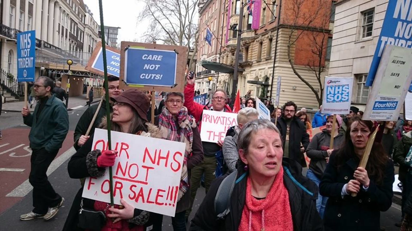 NHS Protest