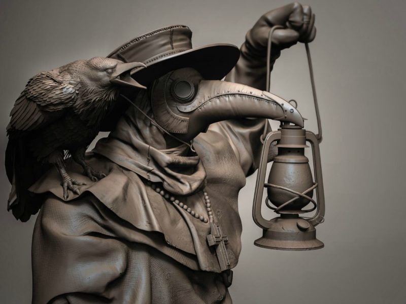 the PPE worn by doctors during the Plague